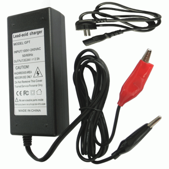 Lead Acid battery charger 24V 2.53A