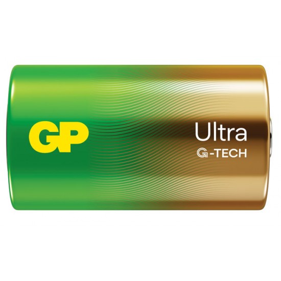 GP Ultra αλκαλική μπαταρία D - LR20 10 Years Design Life