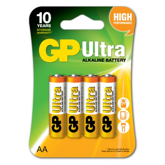 GP Ultra alkaline AA - LR06 10 Years Design Life GP Ultra alkaline AA - LR06 10 Years Design Life