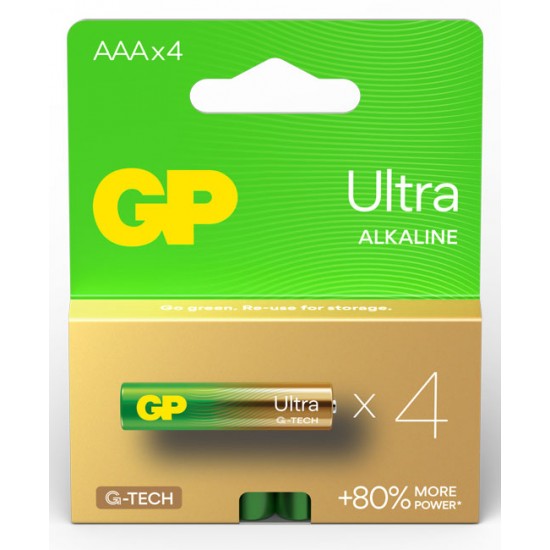 GP Ultra alkaline AAA - LR03 10 Years Design Life