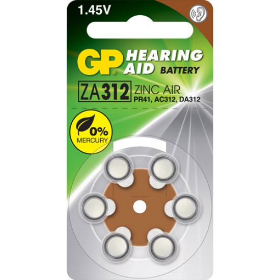 GP ZA312 zinc air Hearing Aid GP ZA312 zinc air Hearing Aid
