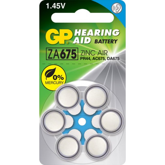 GP ZA675 zinc air Hearing Aid GP ZA675 zinc air Hearing Aid