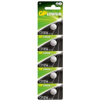 GP CR1216 Lithium button cell 3V 25mAh