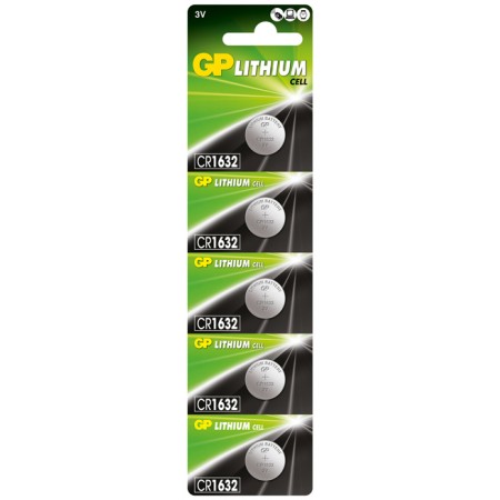 GP CR1632 μπαταρία λιθίου 3V 140mAh GP CR1632 μπαταρία λιθίου 3V 140mAh