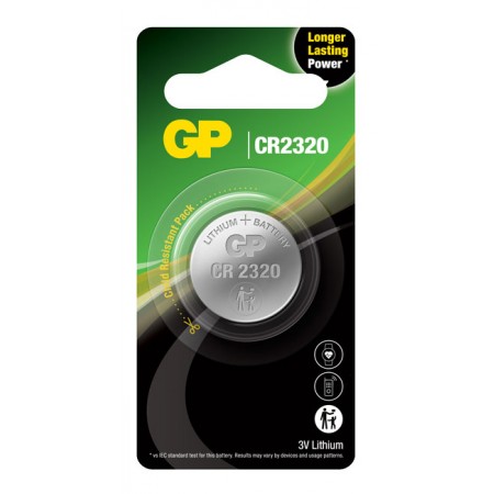 GP CR2320 μπαταρία λιθίου 3V GP CR2320 μπαταρία λιθίου 3V