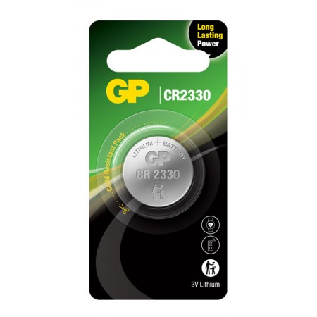 GP CR2330 μπαταρία λιθίου 3V GP CR2330 μπαταρία λιθίου 3V