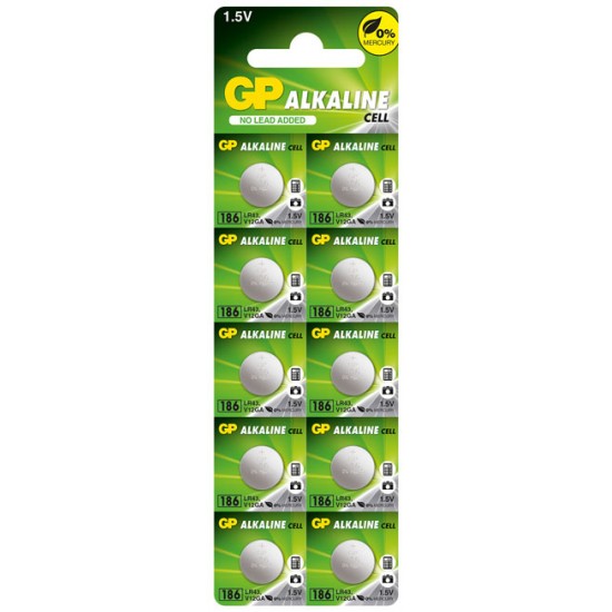 GP 186 alkaline cell 1.5V