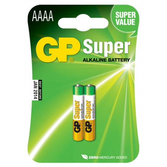 GP 25A super alkaline battery AAAA 1.5V