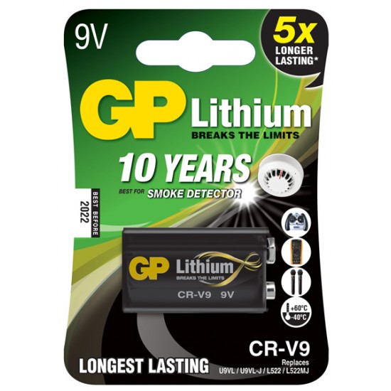 GP CRV9 Lithium battery 9V GP CRV9 Lithium battery 9V