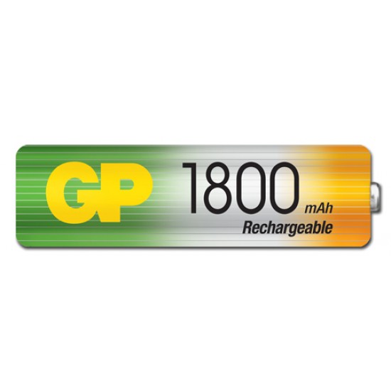 GP rechargeable battery NiMh AA 1800 mAh 1.2V GP rechargeable battery NiMh AA 1800 mAh 1.2V