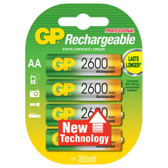 GP rechargeable battery NiMh AA 2700 series 1.2V GP rechargeable battery NiMh AA 2700 series 1.2V