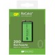 GP Recyko rechargeable battery NiMh 9V 200 mAh GP Recyko rechargeable battery NiMh 9V 200 mAh