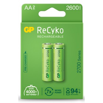 GP Recyko 4xAA 2700 series 1.2V