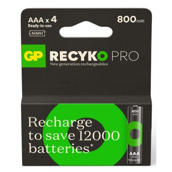 GP Recyko Pro AAA 4x850mAh 1.2V