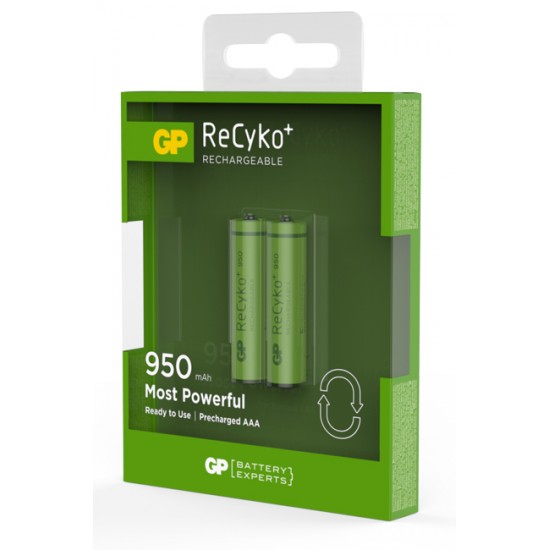 GP Recyko rechargeable battery NiMh AAA 950mAh 1.2V GP Recyko rechargeable battery NiMh AAA 950mAh 1.2V