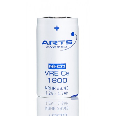 Arts/Saft επαναφορτιζόμενη μπαταρία VRE CS 1800mAh NiCd 1.2V Arts/Saft επαναφορτιζόμενη μπαταρία VRE CS 1800mAh NiCd 1.2V
