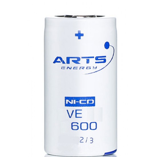 Arts/Saft rechargeable battery NiCd VE 2/3A 600mAh 1.2V