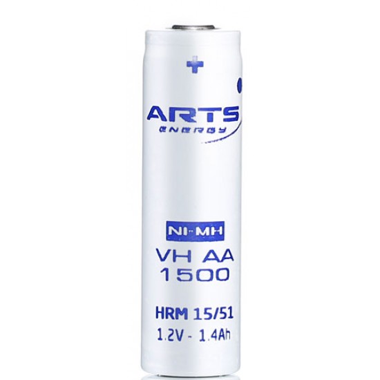 Arts/Saft επαναφορτιζόμενη μπαταρία VH AA 1.2V 1500mAh NiMh