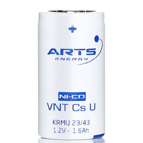 Arts/Saft επαναφορτιζόμενη μπαταρία VNT CS U NiCd 1.2V θερμοκρασίας