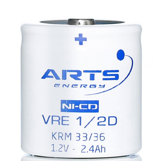 Arts/Saft επαναφορτιζόμενη μπαταρία VRE 1/2 D NiCd 1.2V