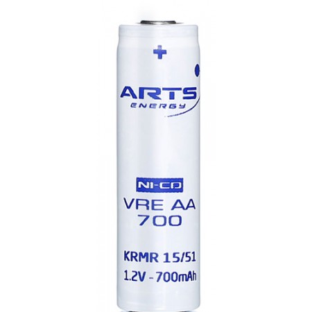 Arts/Saft επαναφορτιζόμενη μπαταρία VRE AA NiCd 1.2V Arts/Saft επαναφορτιζόμενη μπαταρία VRE AA NiCd 1.2V