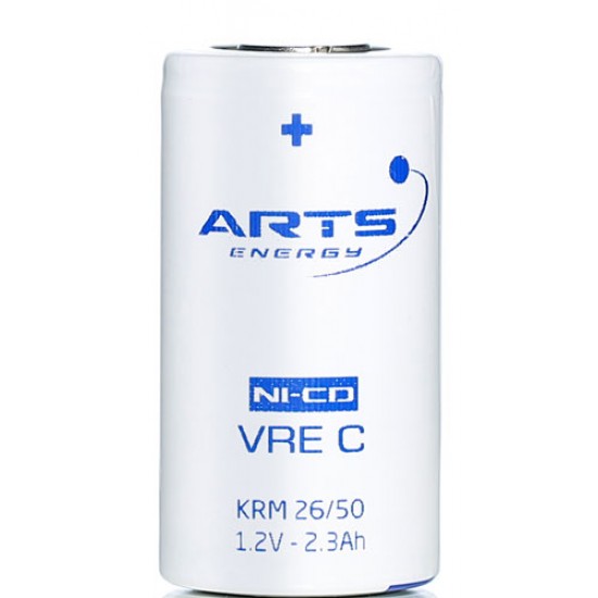 Arts/Saft επαναφορτιζόμενη μπαταρία VRE C NiCd 1.2V