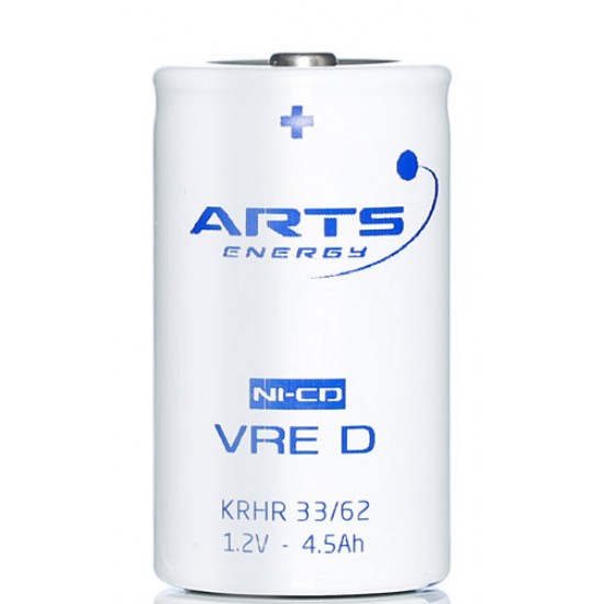 Arts/Saft επαναφορτιζόμενη μπαταρία VRE D NiCd 1.2V