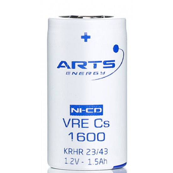 Arts/Saft επαναφορτιζόμενη μπαταρία VRE CS 1600mAh NiCd