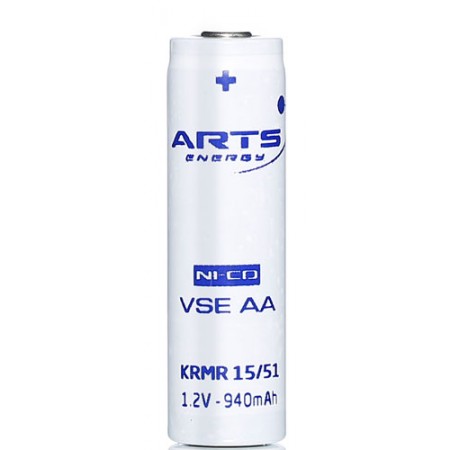 Arts/Saft επαναφορτιζόμενη μπαταρία VSE AA 940mAh NiCd 1.2V Arts/Saft επαναφορτιζόμενη μπαταρία VSE AA 940mAh NiCd 1.2V