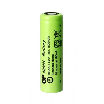 GP cylindrical battery AA 1800mAh NiMh
