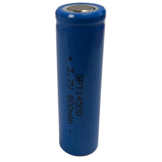 Lithium 14500 Rechargeable Battery AA 3.7V without PCM