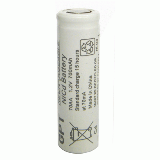 GPT cylindrical battery AA NiCd