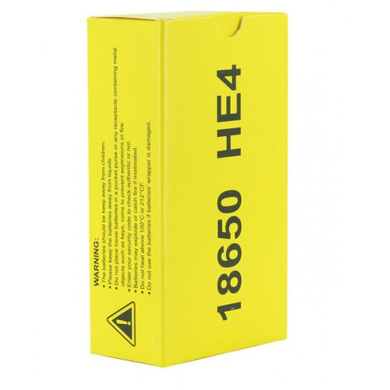 LG 18650HE4 2500mAh Li-ion battery LG 18650HE4 2500mAh Li-ion battery