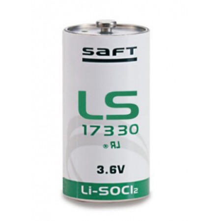 Saft μπαταρία LiSoCl2 LS17330 3.6V Saft μπαταρία LiSoCl2 LS17330 3.6V