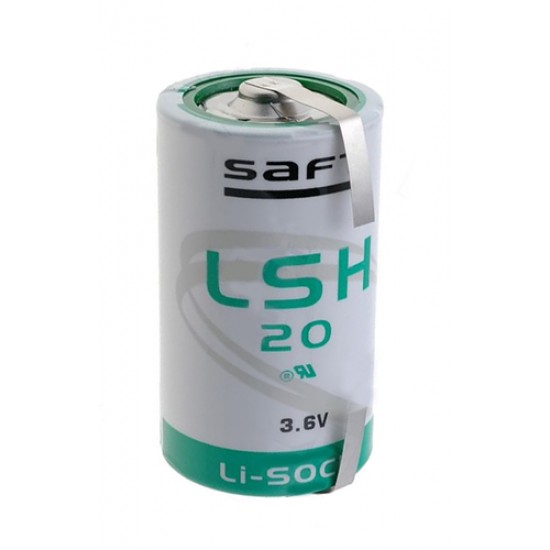 Saft LiSoCl2 battery LSH20 CNR