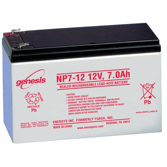 Genesis Lead Acid battery NP 7Ah 12V