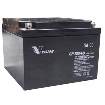 VISION Lead Acid Battery 12V 24Ah for UPS