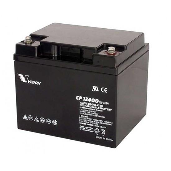 VISION Lead Acid Battery 12V 40Ah for UPS