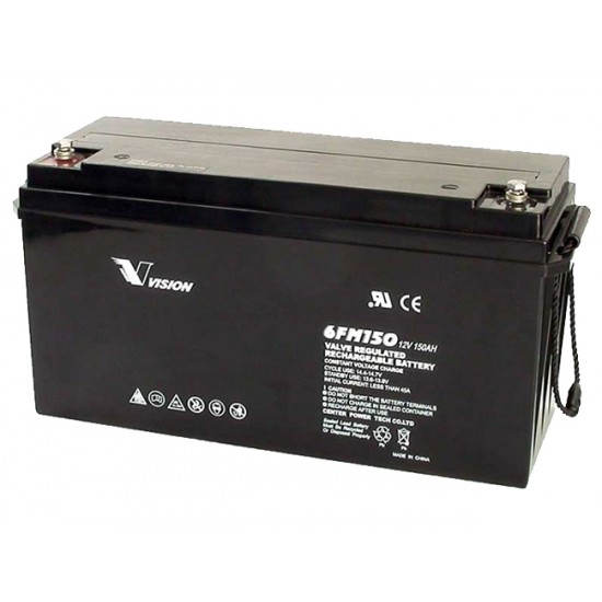 VISION Lead Acid Battery 12V 150Ah for UPS VISION Lead Acid Battery 12V 150Ah for UPS