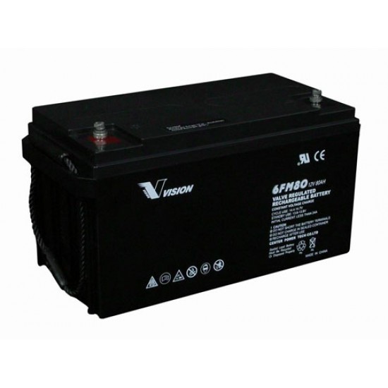 VISION Lead Acid Battery 12V 80Ah for UPS VISION Lead Acid Battery 12V 80Ah for UPS
