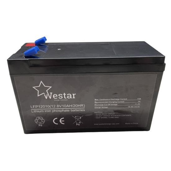 Westar LiFePo4 battery LF 12V 10Ah (6LF10)