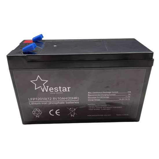 Westar μπαταρία LiFePo4 12V 10Ah (6LF10)