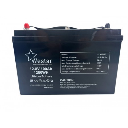 Westar LiFePo4 battery 12V 100Ah (6LF100)
