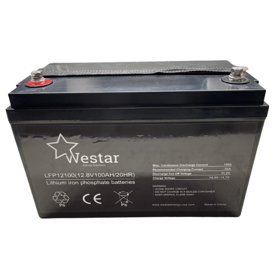 Westar LiFePo4 battery 12V 100Ah (6LF100)