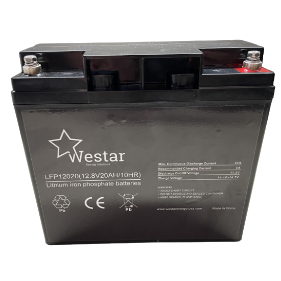 Westar LiFePo4 battery LF 12V 20Ah (6LF20)