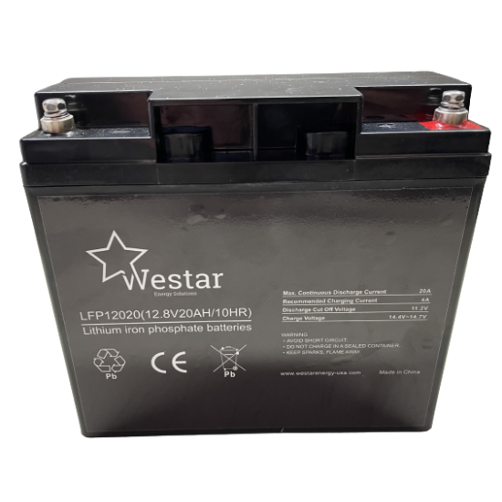 Westar μπαταρία LiFePo4 12V 20Ah (6LF20)