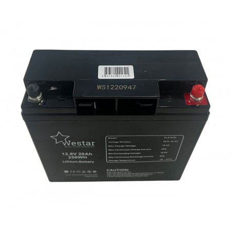 Westar LiFePo4 battery LF 12V 20Ah (6LF20)