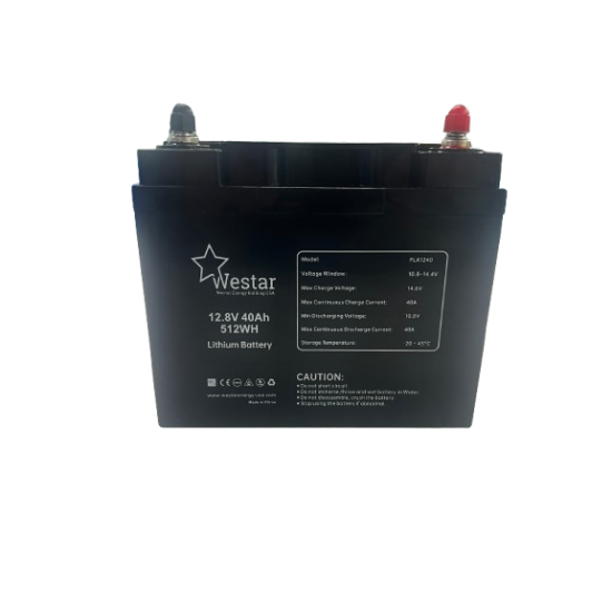 Westar LiFePo4 battery LF 12V 40Ah (6LF40)