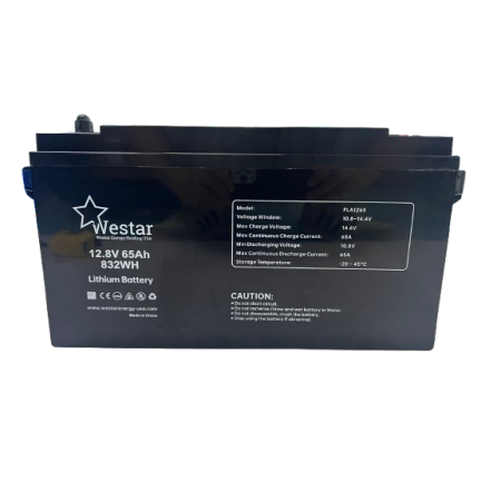 Westar LiFePo4 battery LF 12V 65Ah (6LF65)