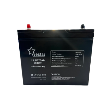 Westar LiFePo4 battery LF 12V 75Ah (6LF75)
